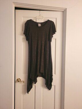 Dolan West Coast Collection Asymmetrical Mini Dress, size Large